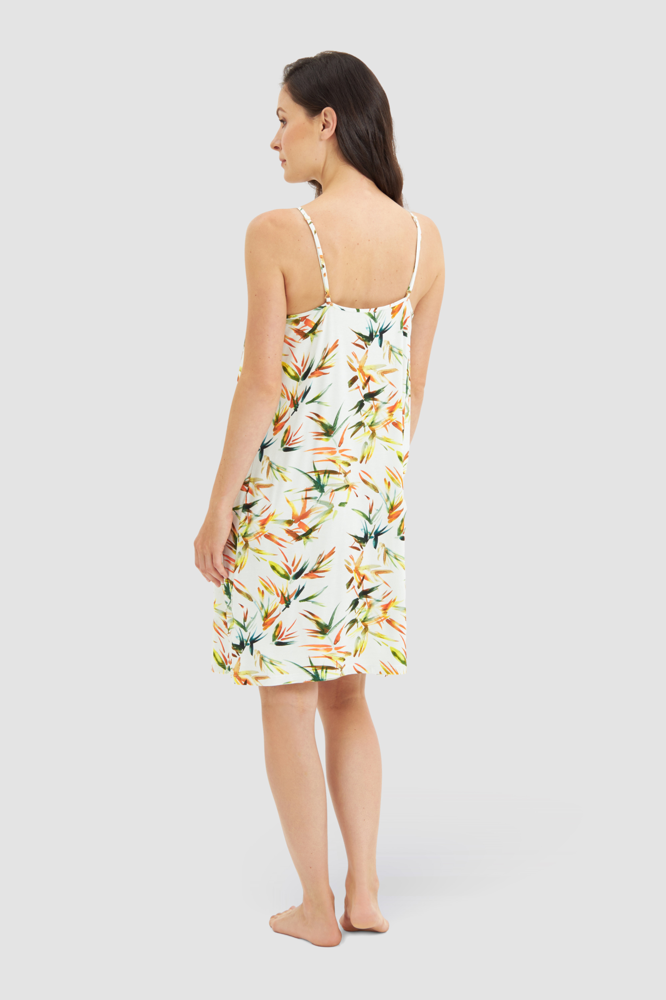 Féraud Beach Dress back view in Bamboo
