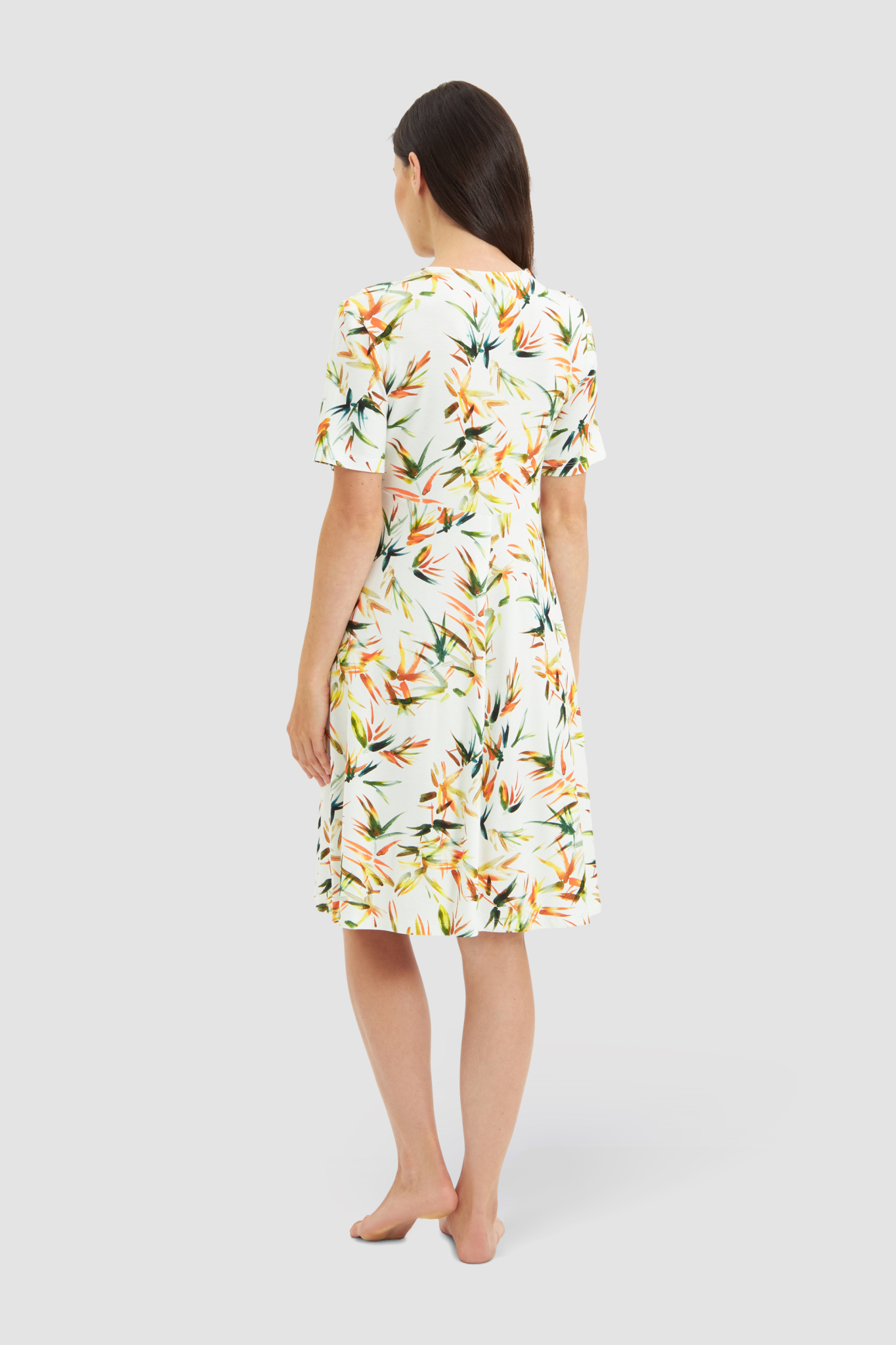 Féraud Beach Dress back view in Bamboo