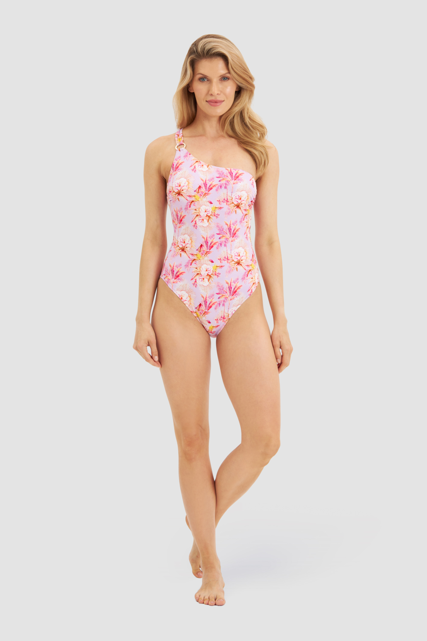 Féraud Swimsuit on model in Summer Bloom