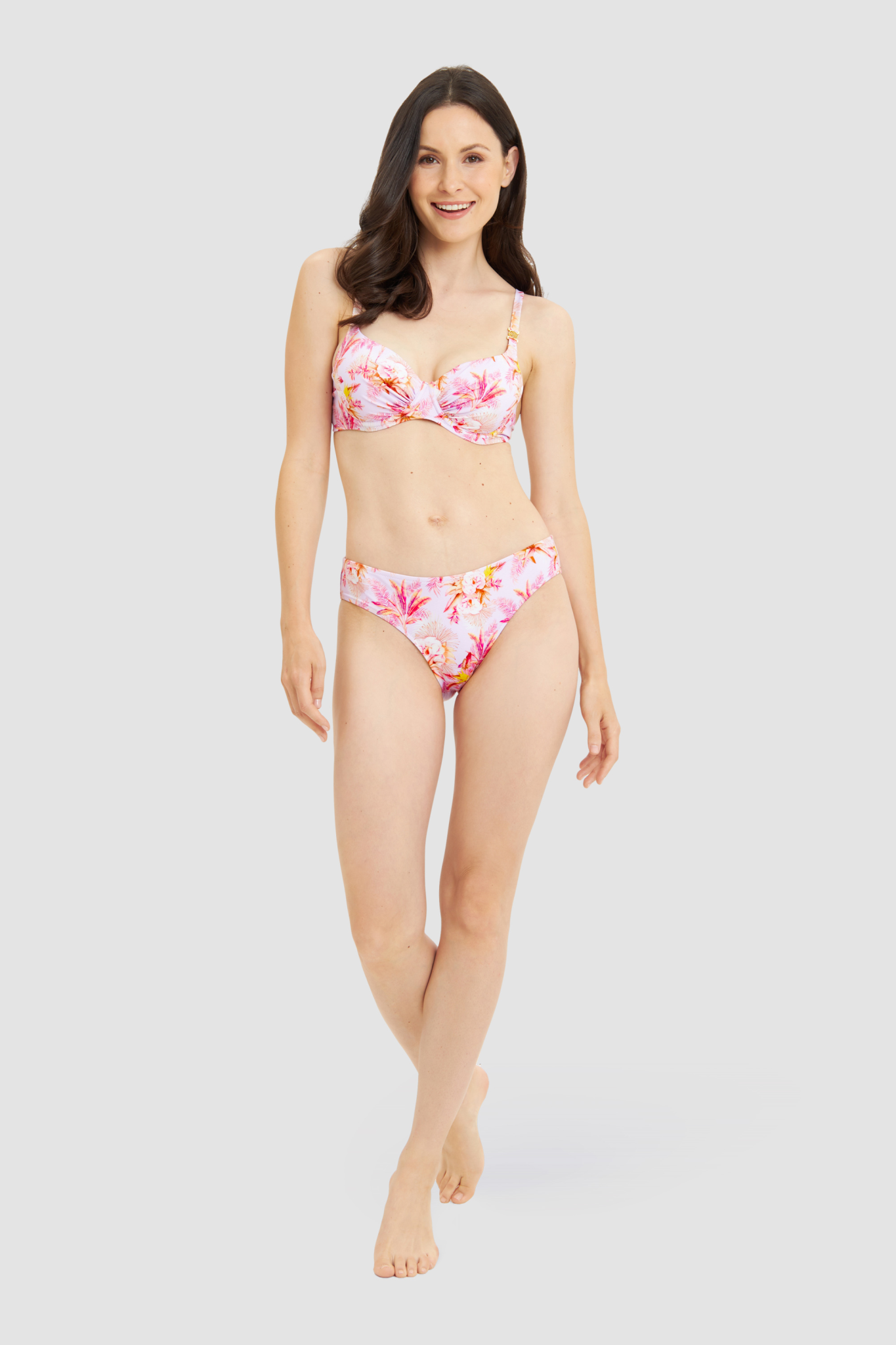 Féraud Bikini on model in Summer Bloom