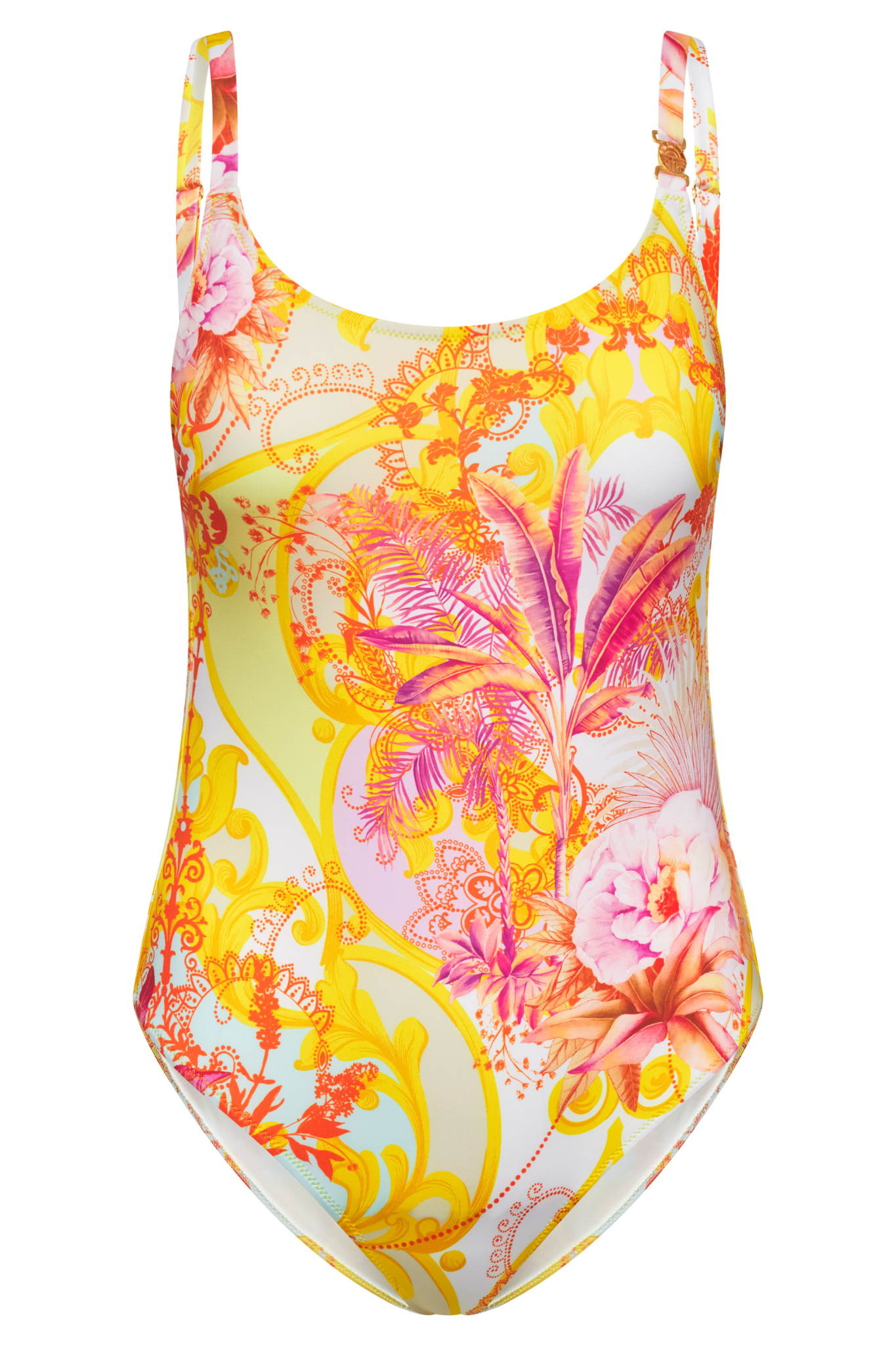 Féraud Swimsuit front view in Palm beach