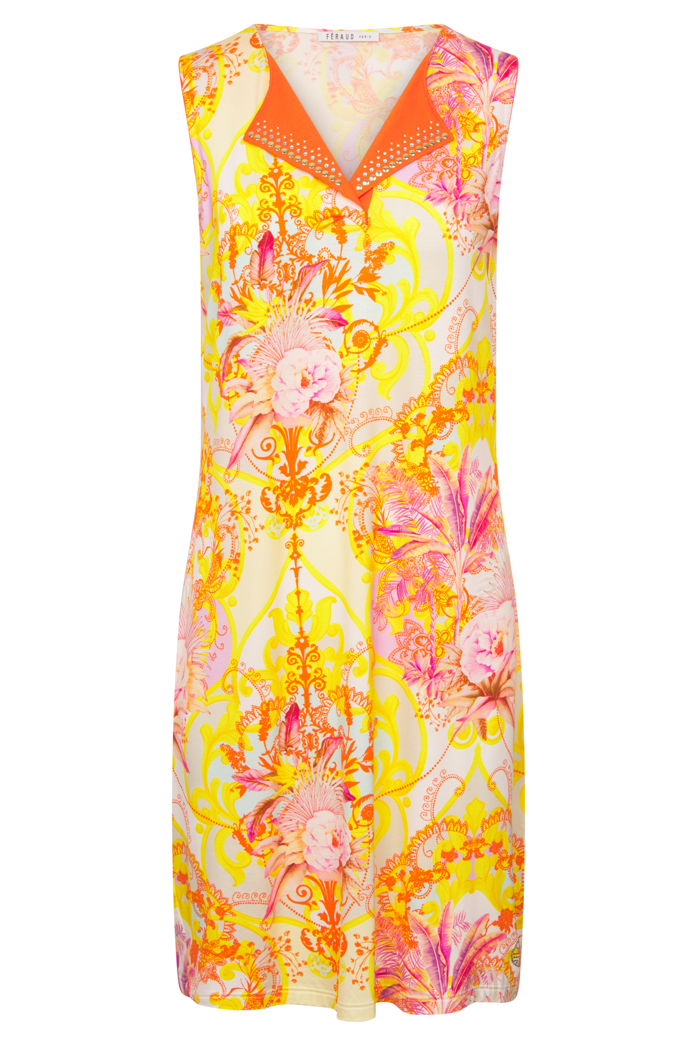 Féraud Beach Dress front view in Palm beach