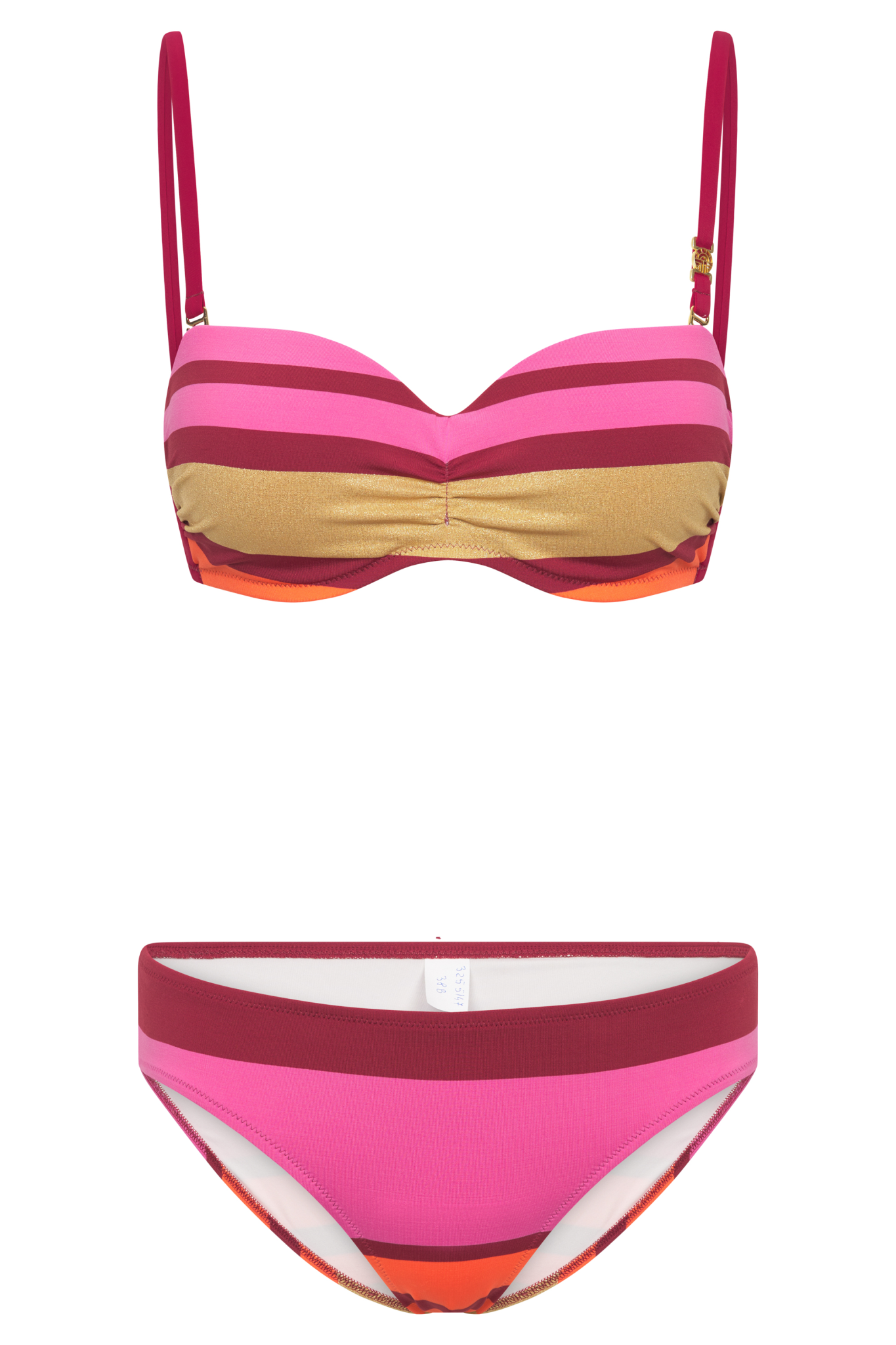 Féraud Bikini front view in Ringlet Multicolor
