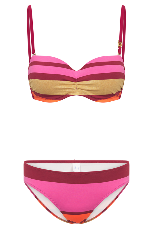 Féraud Bikini front view in Ringlet Multicolor