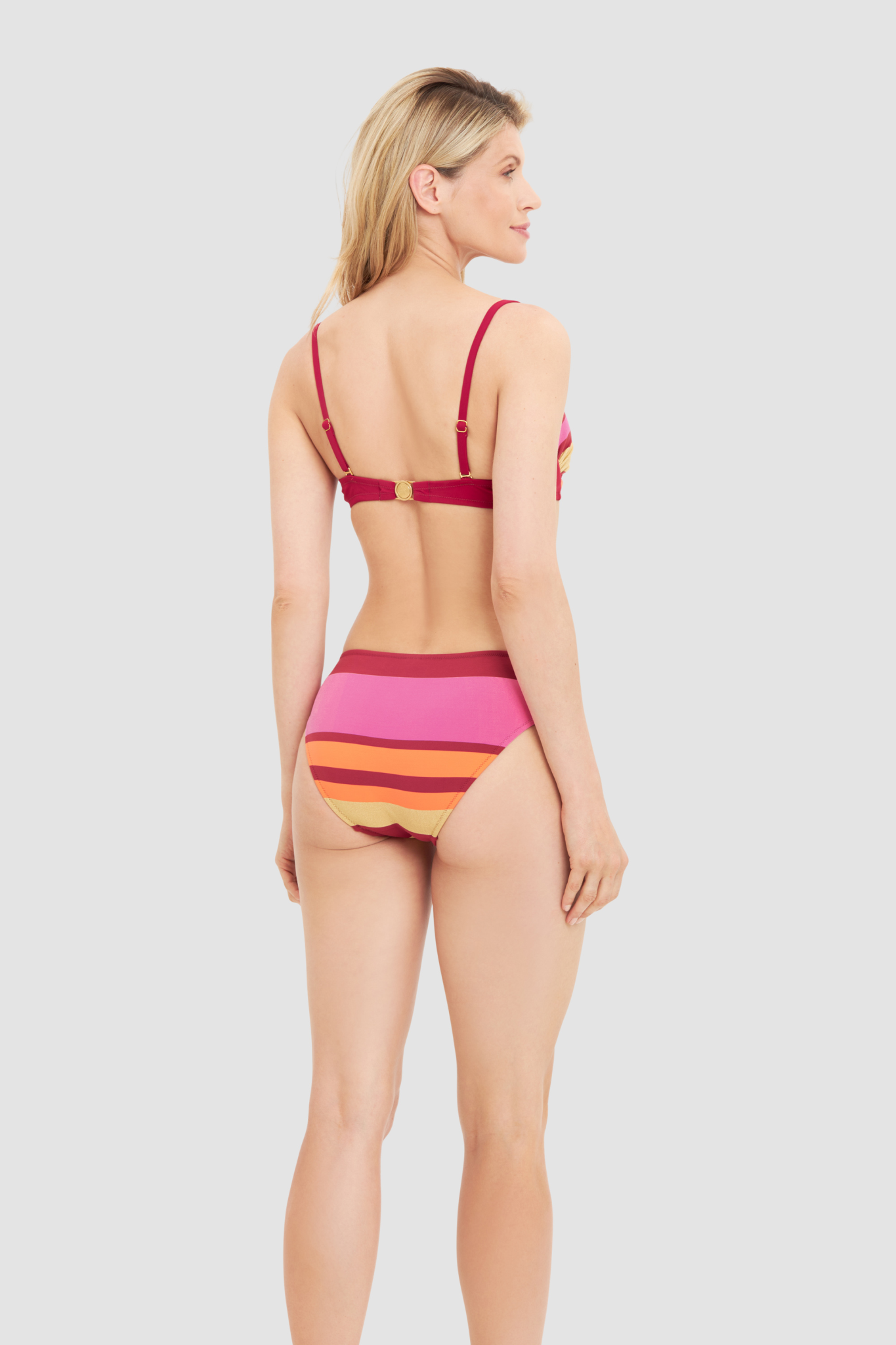 Féraud Bikini back view in Ringlet Multicolor