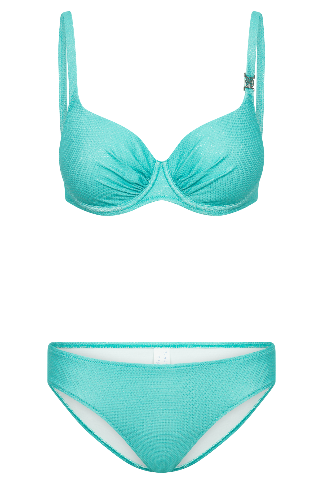 Féraud Bikini front view in Iceblue