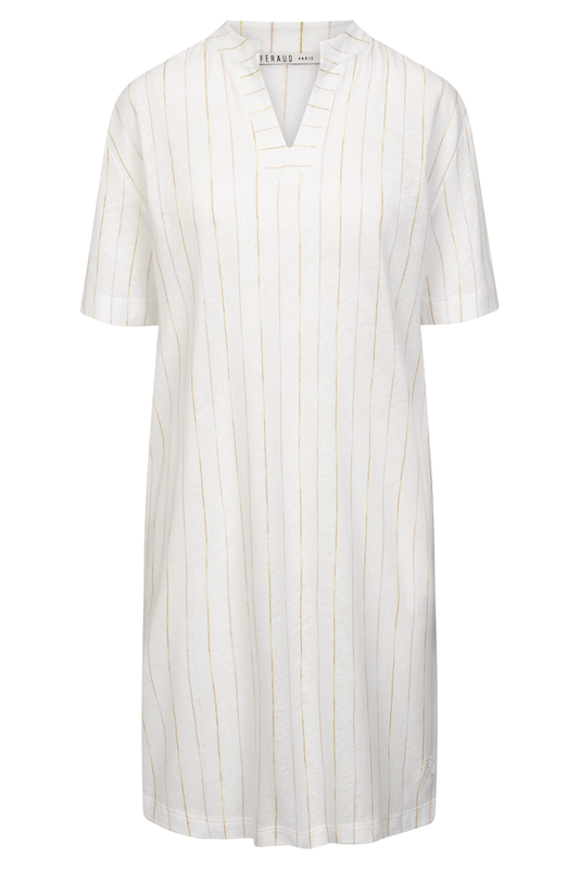 Féraud Nightgown front view in Stripe
