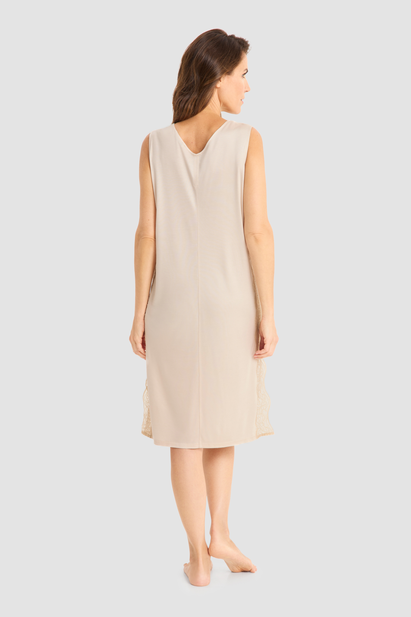 Féraud Nightgown back view in Natur
