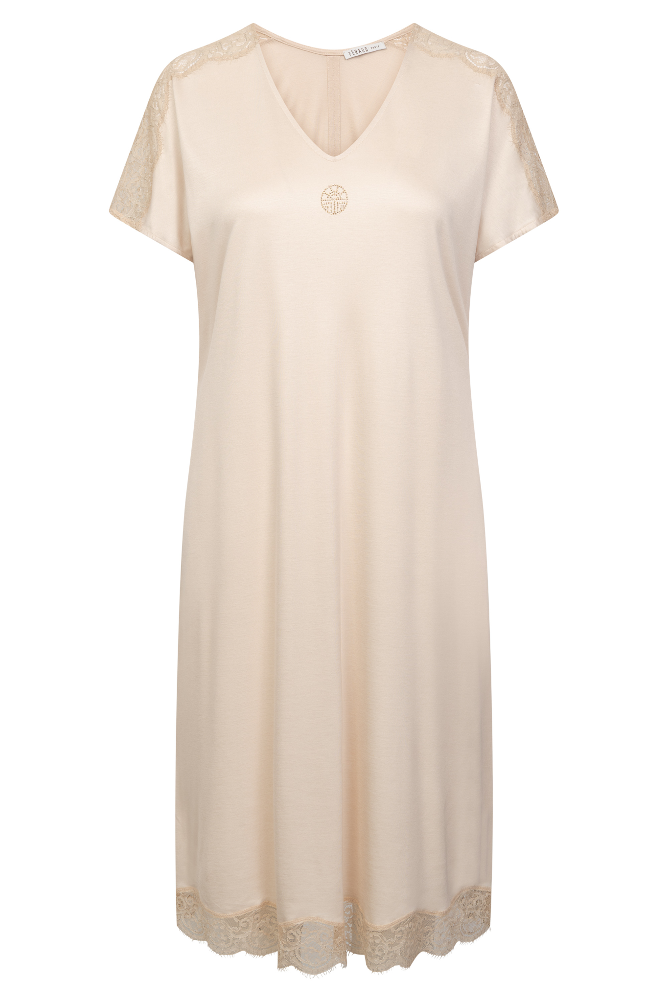 Féraud Nightgown front view in Natur