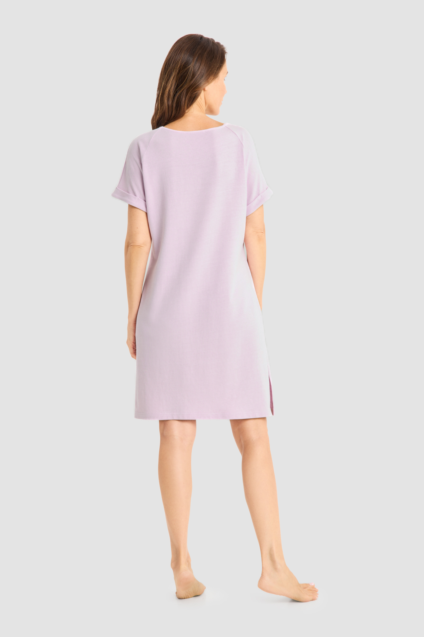 Féraud Nightgown back view in Lavender