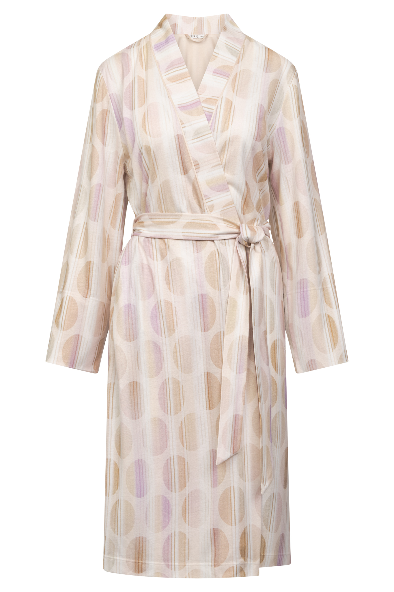 Féraud Robe front view in Graphic Dots