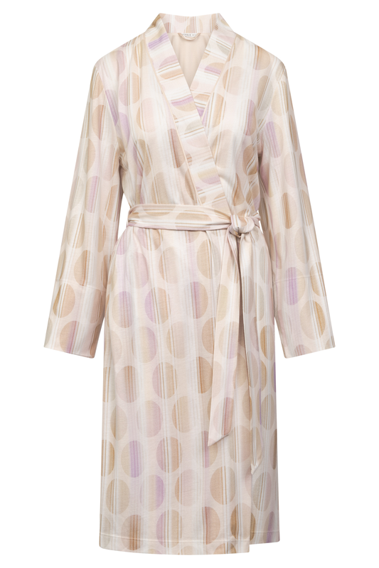 Féraud Robe front view in Graphic Dots