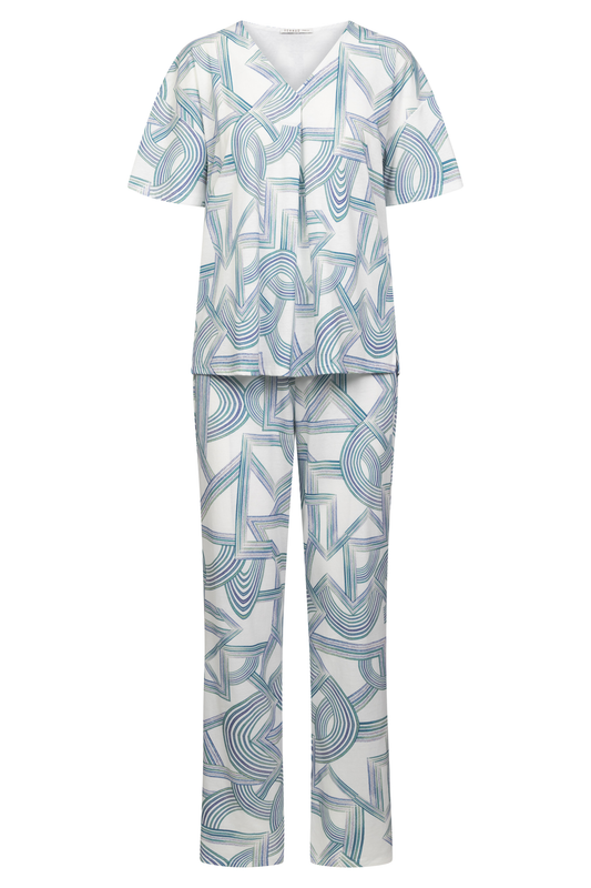 Féraud Pyjamas front view in Graphic Print