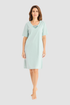 Féraud Nightgown on model in Light Jade