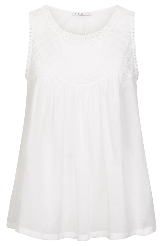 Féraud Pyjamas front view in White