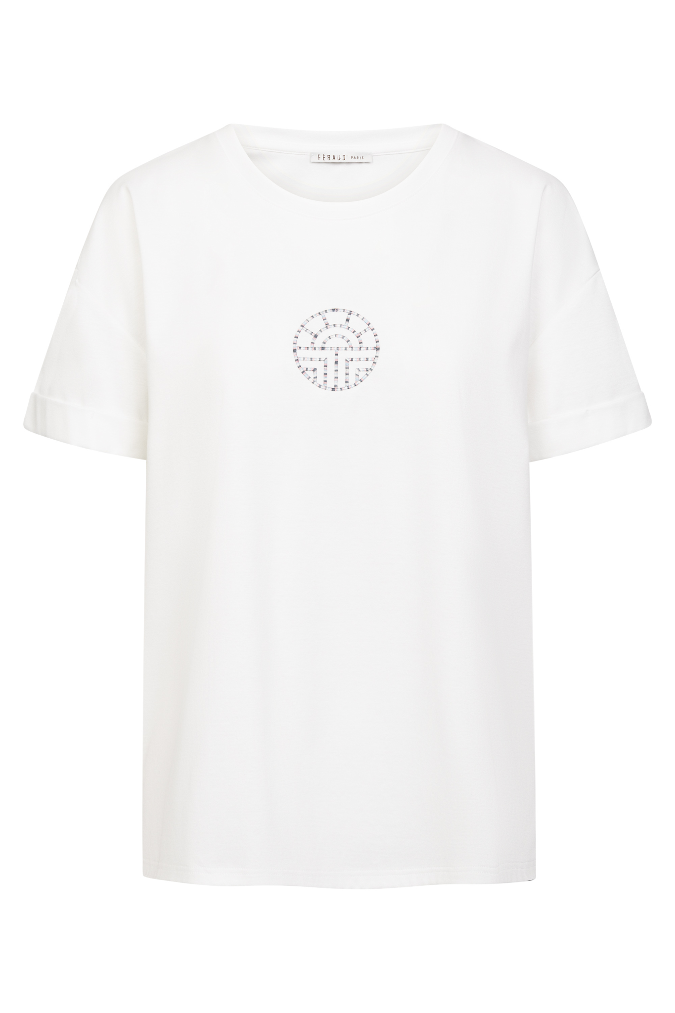 Féraud Lounge Top front view in White