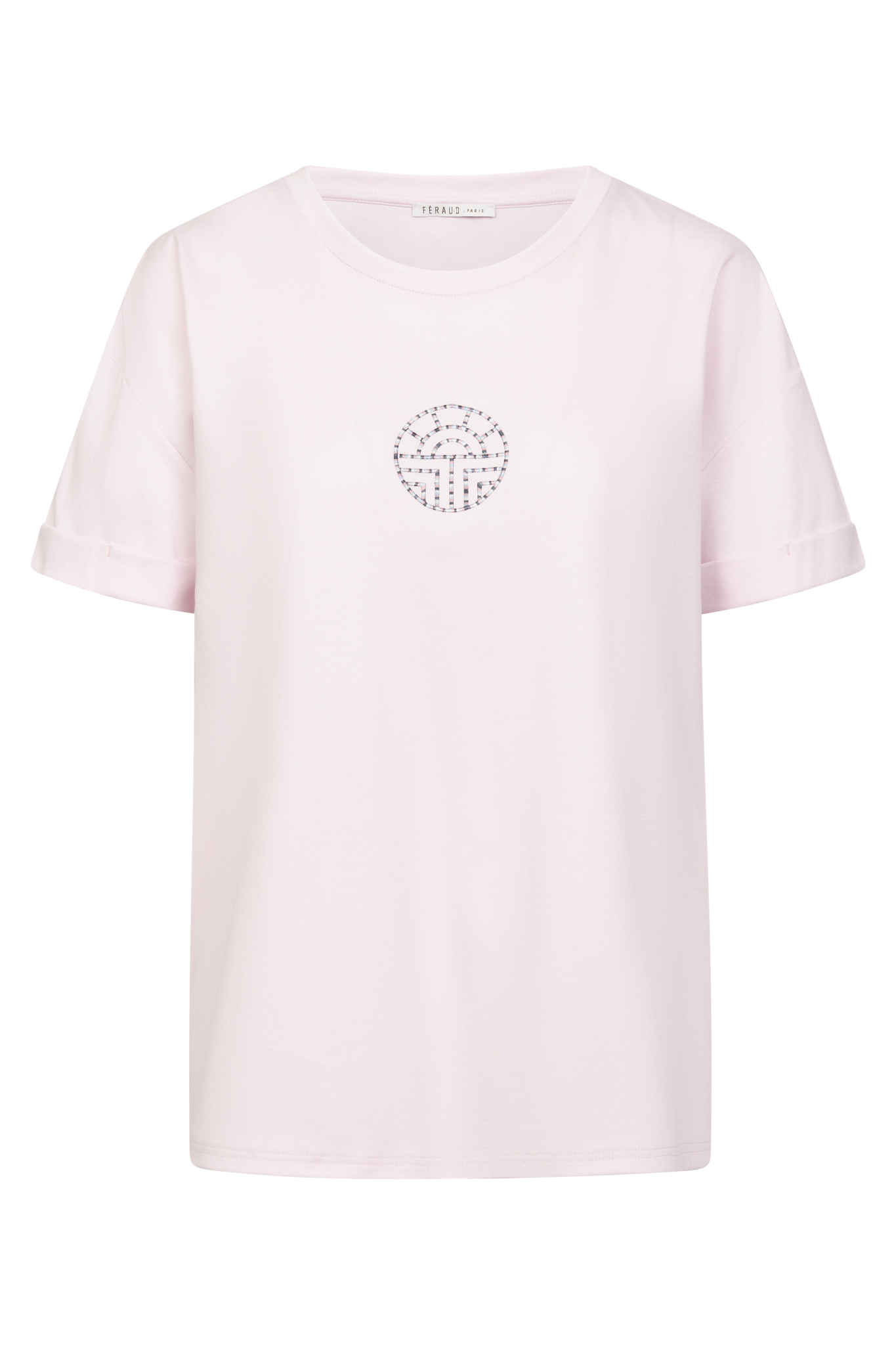 Féraud Lounge Top front view in Romantic Rose
