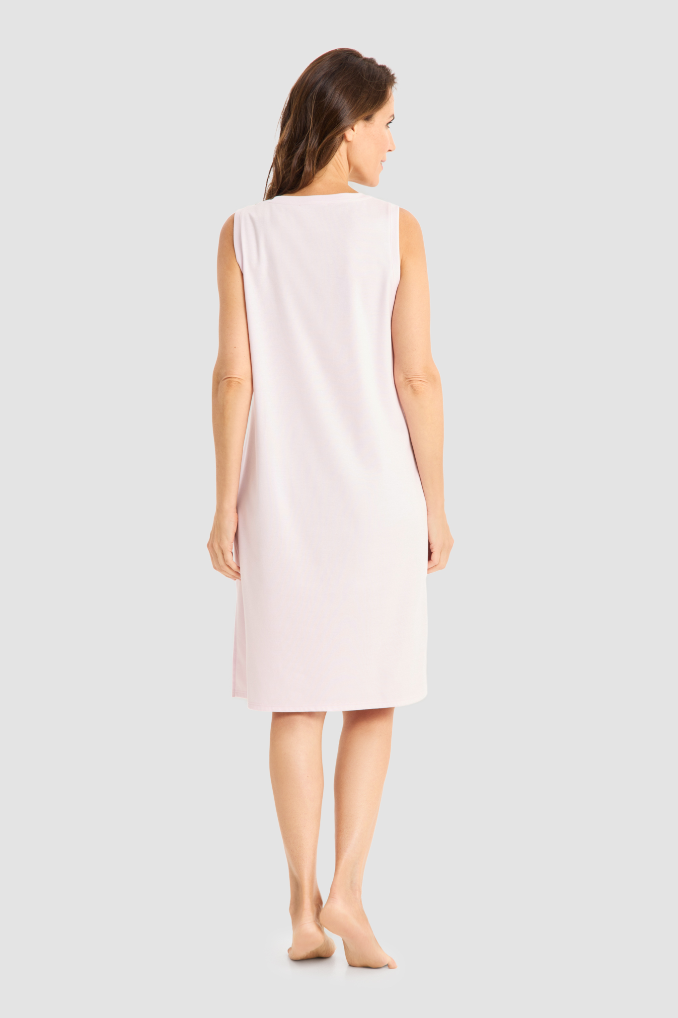 Féraud Nightgown back view in Romantic Rose