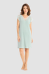 Féraud Nightgown on model in Light Jade