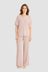 Féraud Pyjamas on model in Heather Rose