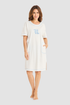 Féraud Nightgown on model in Logoprint Blue