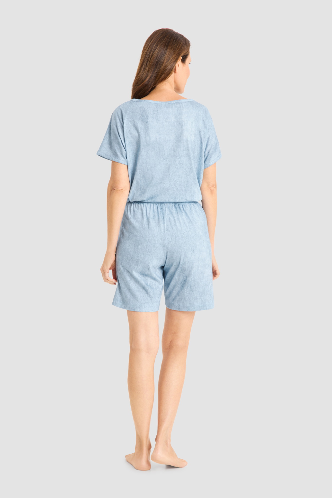Féraud Lounge Pants back view in Denim