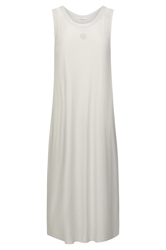 Féraud Beach Dress front view in Silver