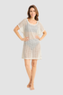 Féraud Beach Dress on model in Silver