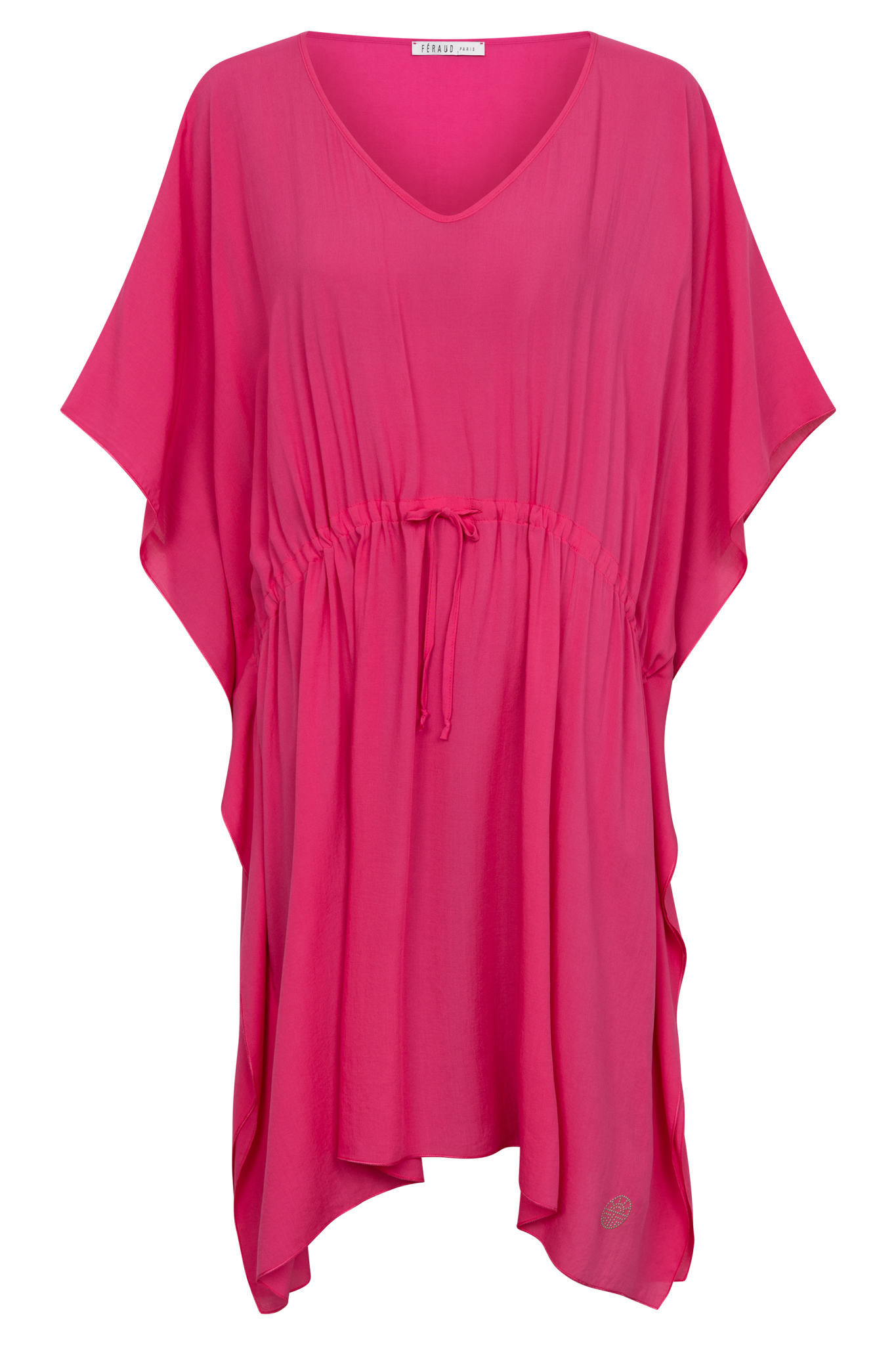 Féraud Beach Dress front view in Pink