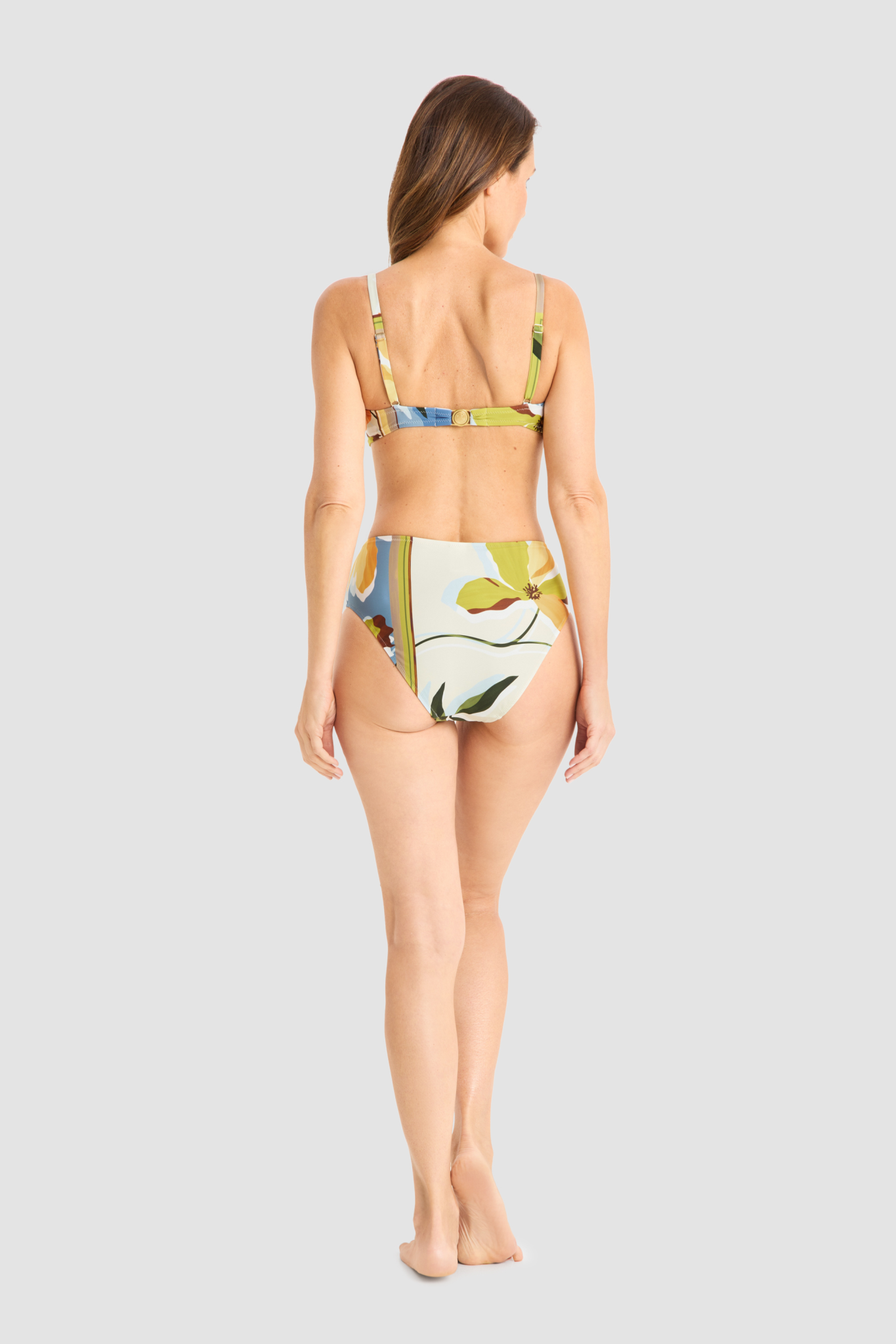 Féraud Bikini back view in Modern Flower