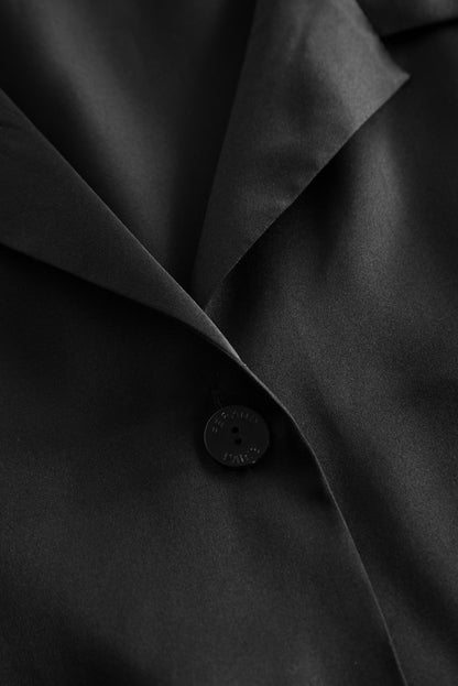 Feraud Pajama Gots, 1/1 Sleeve, Pants 1/1, Lapel Co (3881090) Black