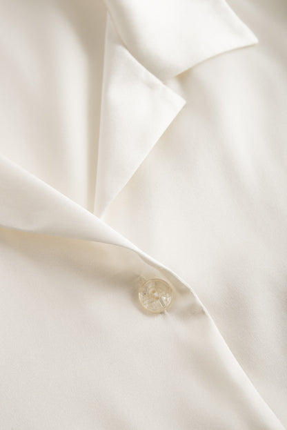 Feraud Pajama Gots, 1/1 Sleeve, Pants 1/1, Lapel Co (3881090) Ivory