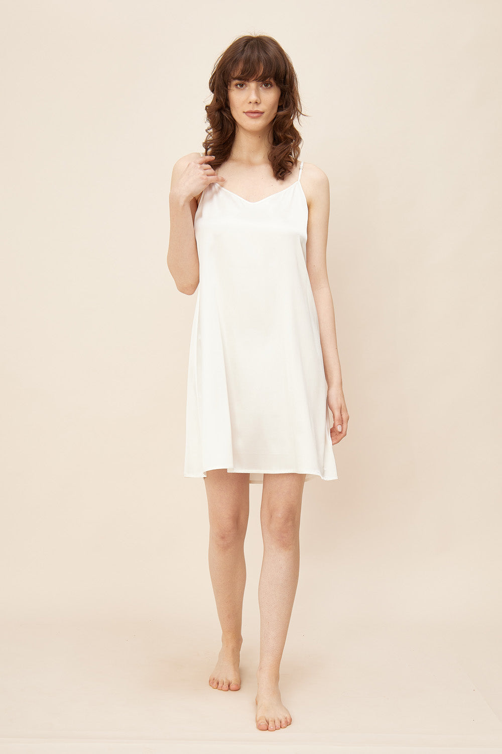 Feraud Night Dress Gots, Sleeveless, Spaghetti Straps Si (3881092) Ivory