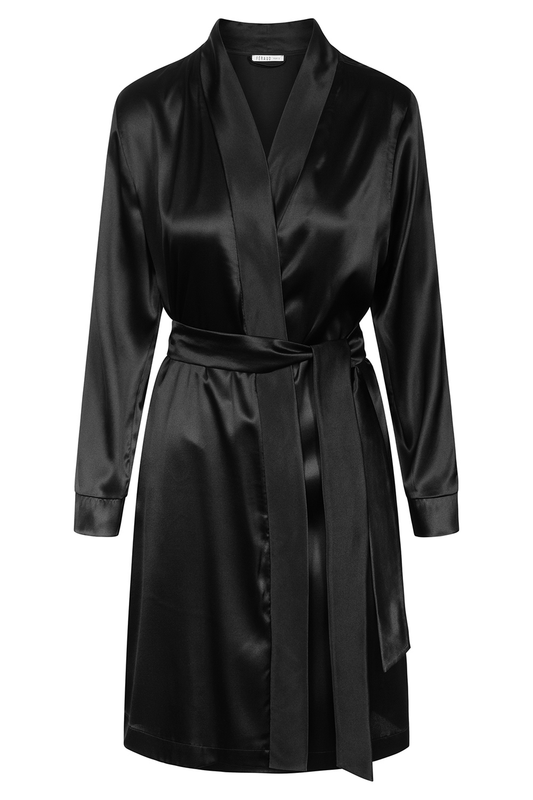 Féraud Robe front view in Black