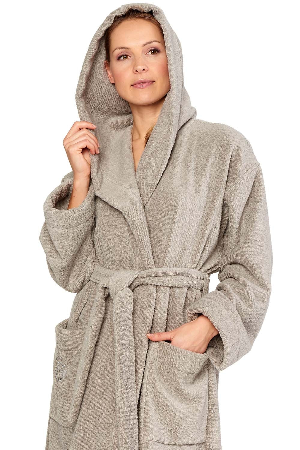 Feraud Robe, Mit Kapuze, Kurz, Spa, Frottee Spa (3881727) Taupe