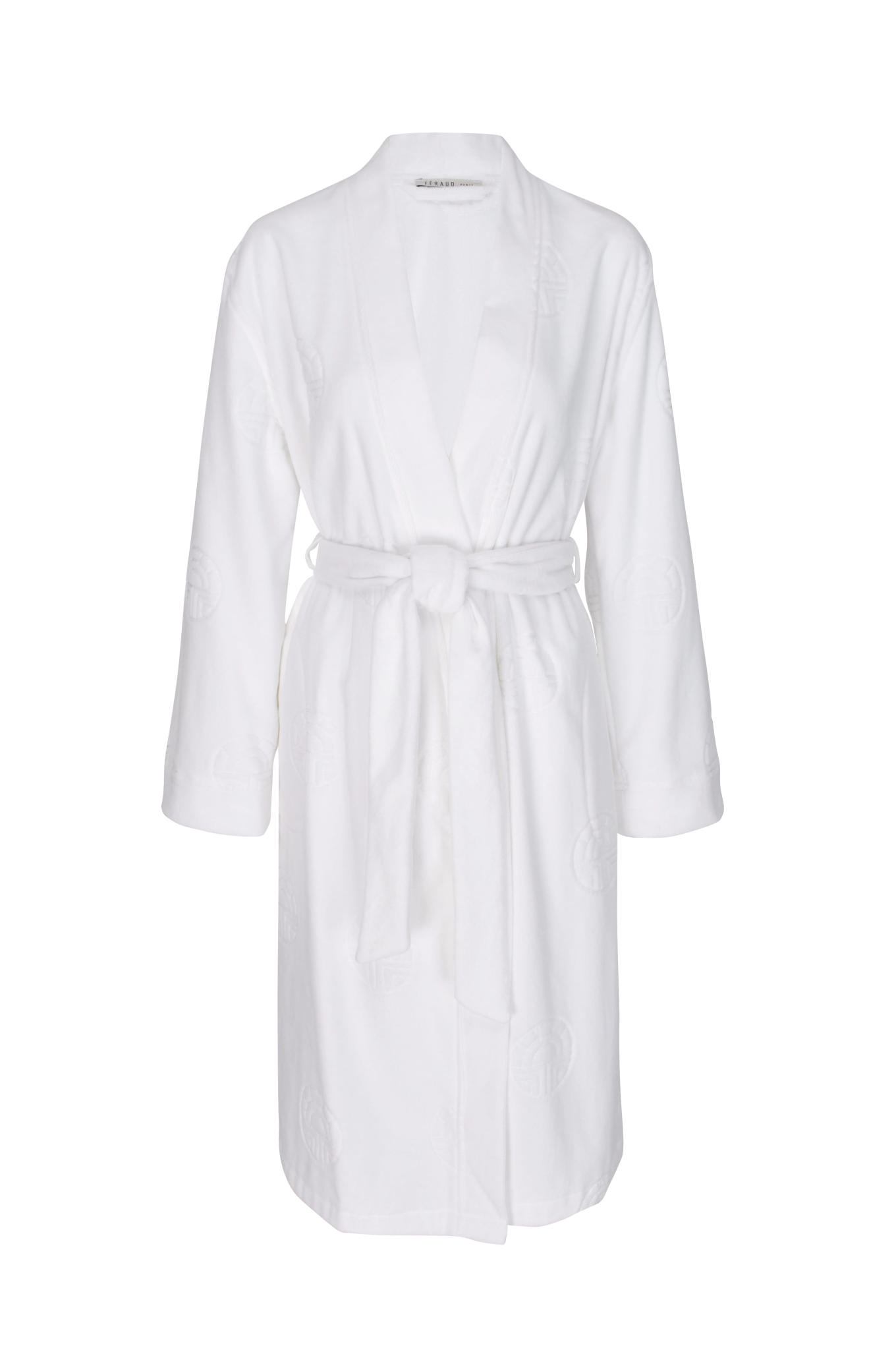 Féraud Robe front view in Weiss