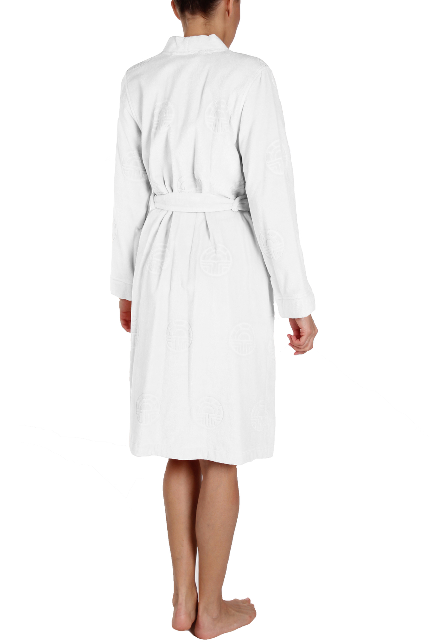 Féraud Robe back view in Weiss