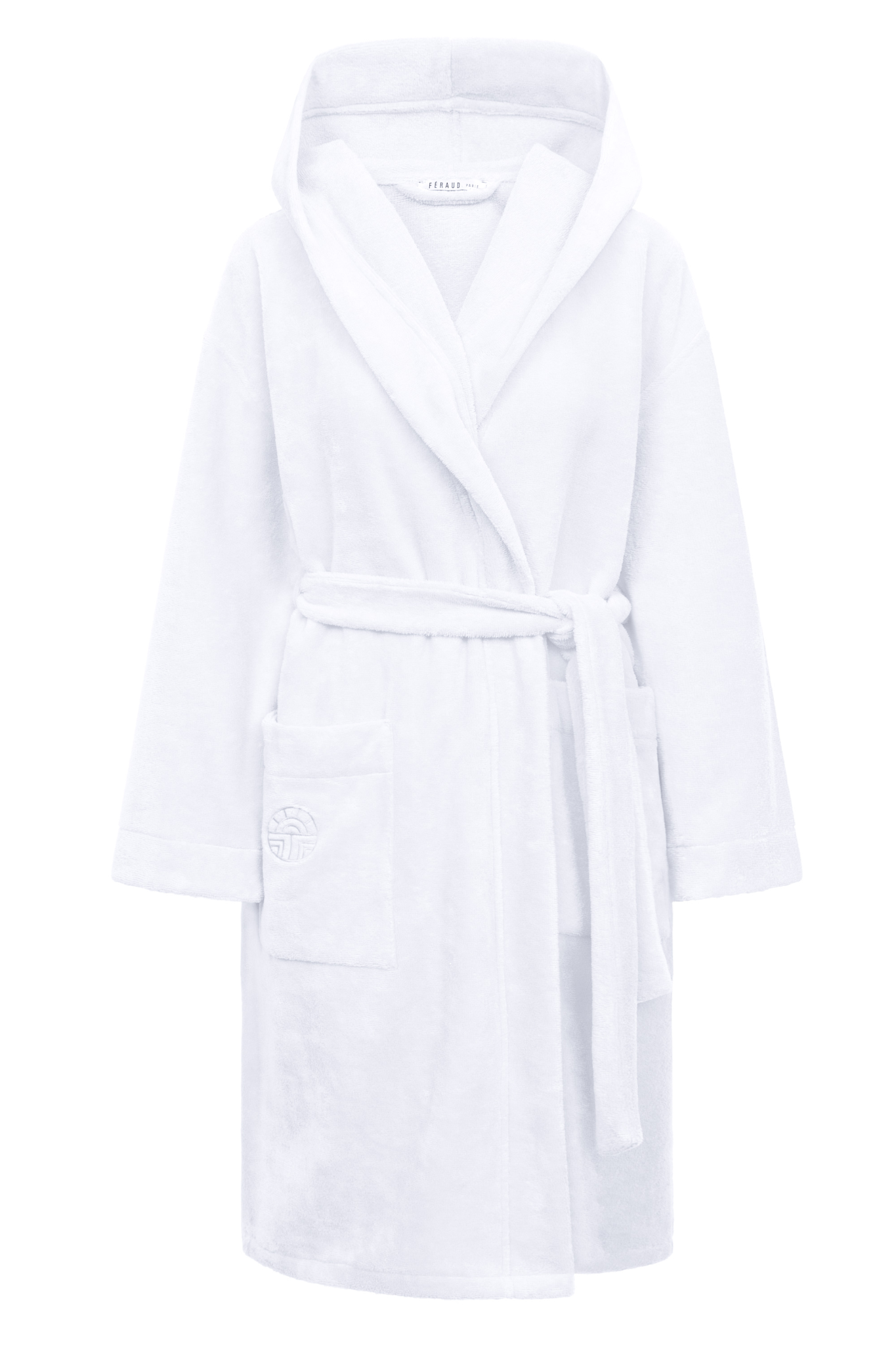 Féraud Robe front view in White
