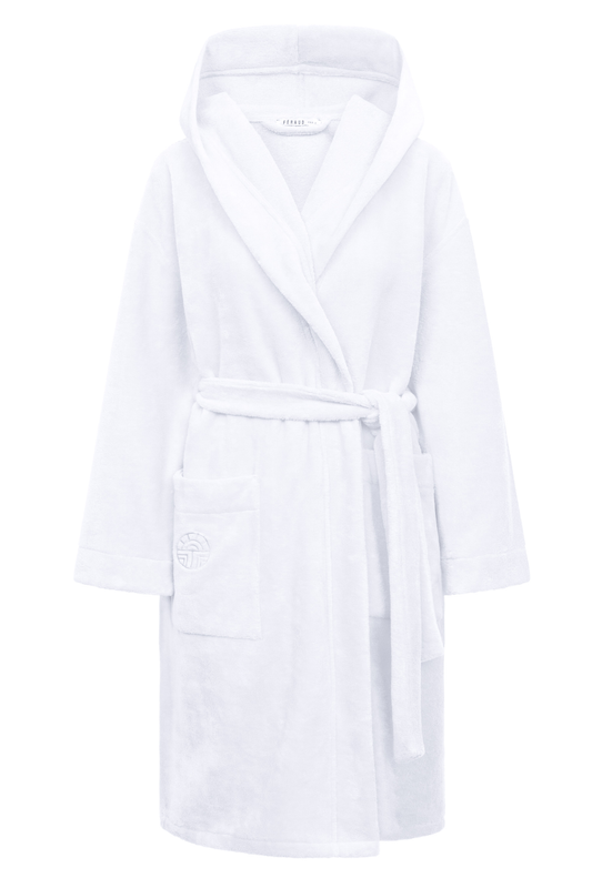 Féraud Robe front view in White
