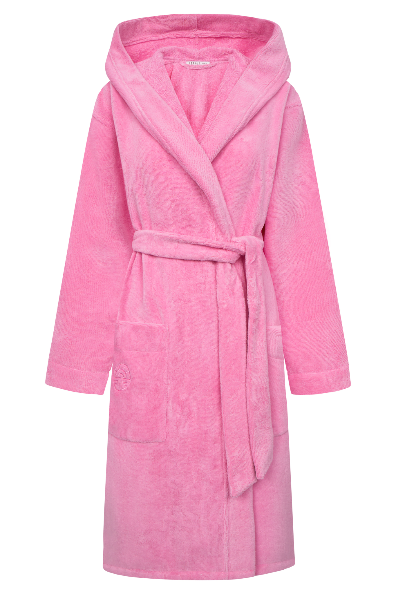 Féraud Robe front view in Paradise Pink