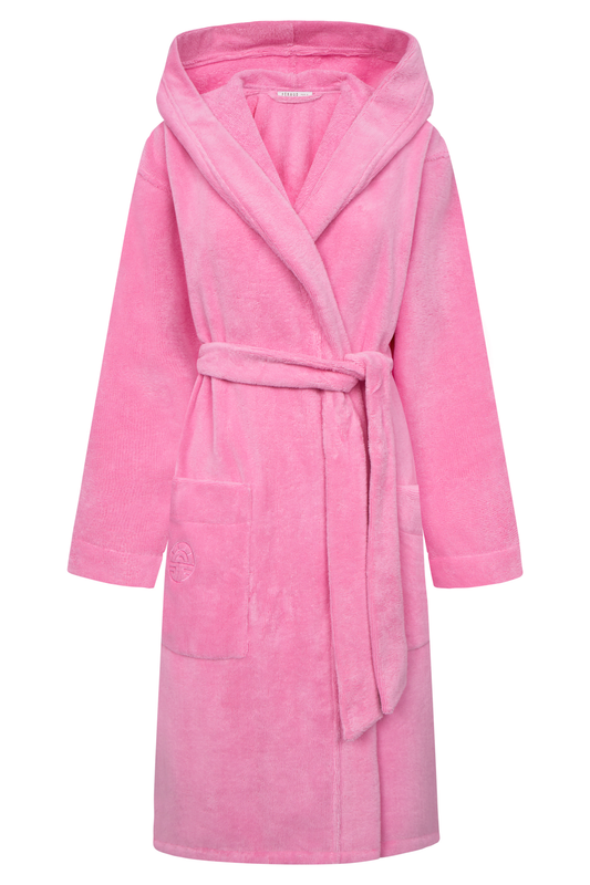 Féraud Robe front view in Paradise Pink