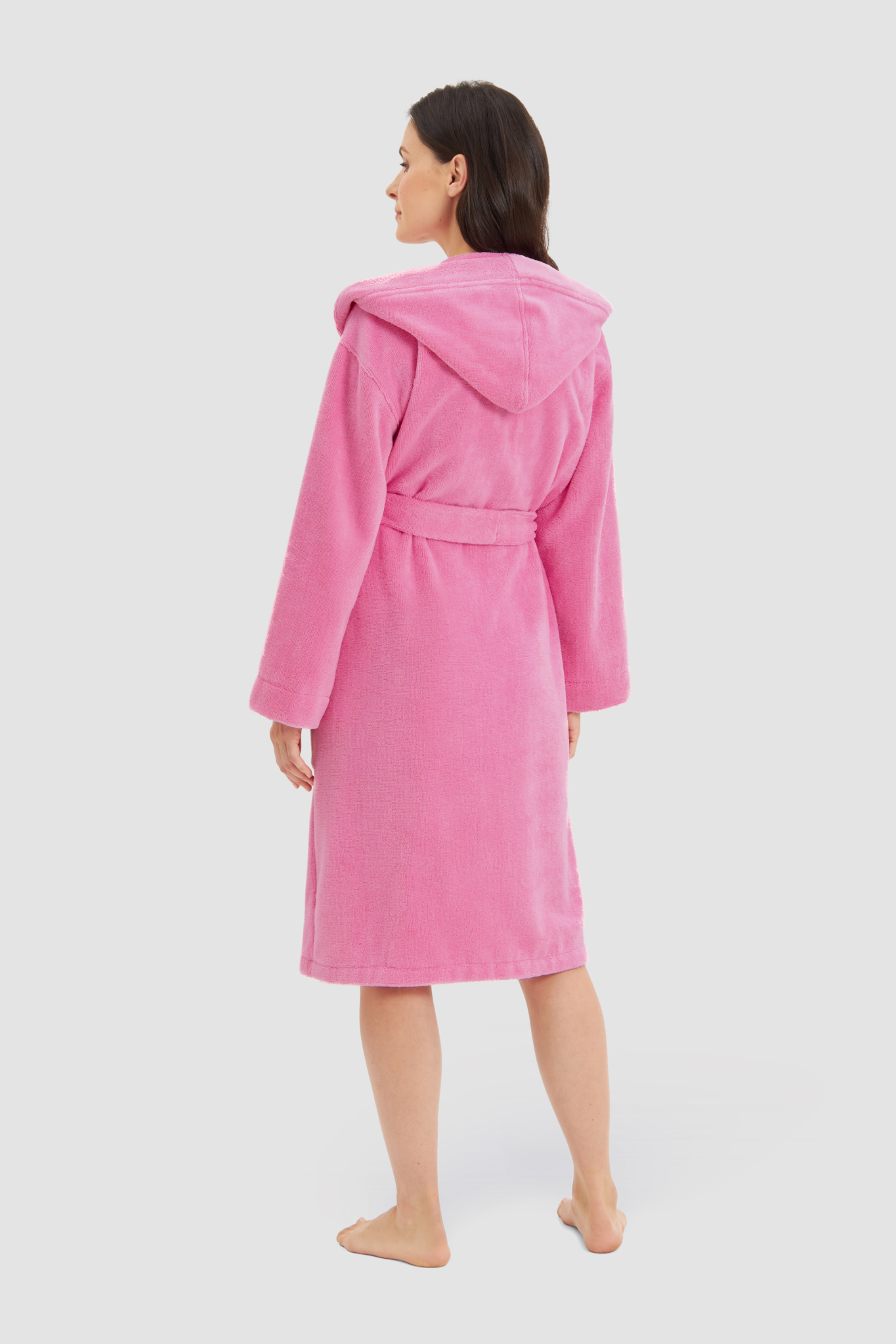 Féraud Robe back view in Paradise Pink