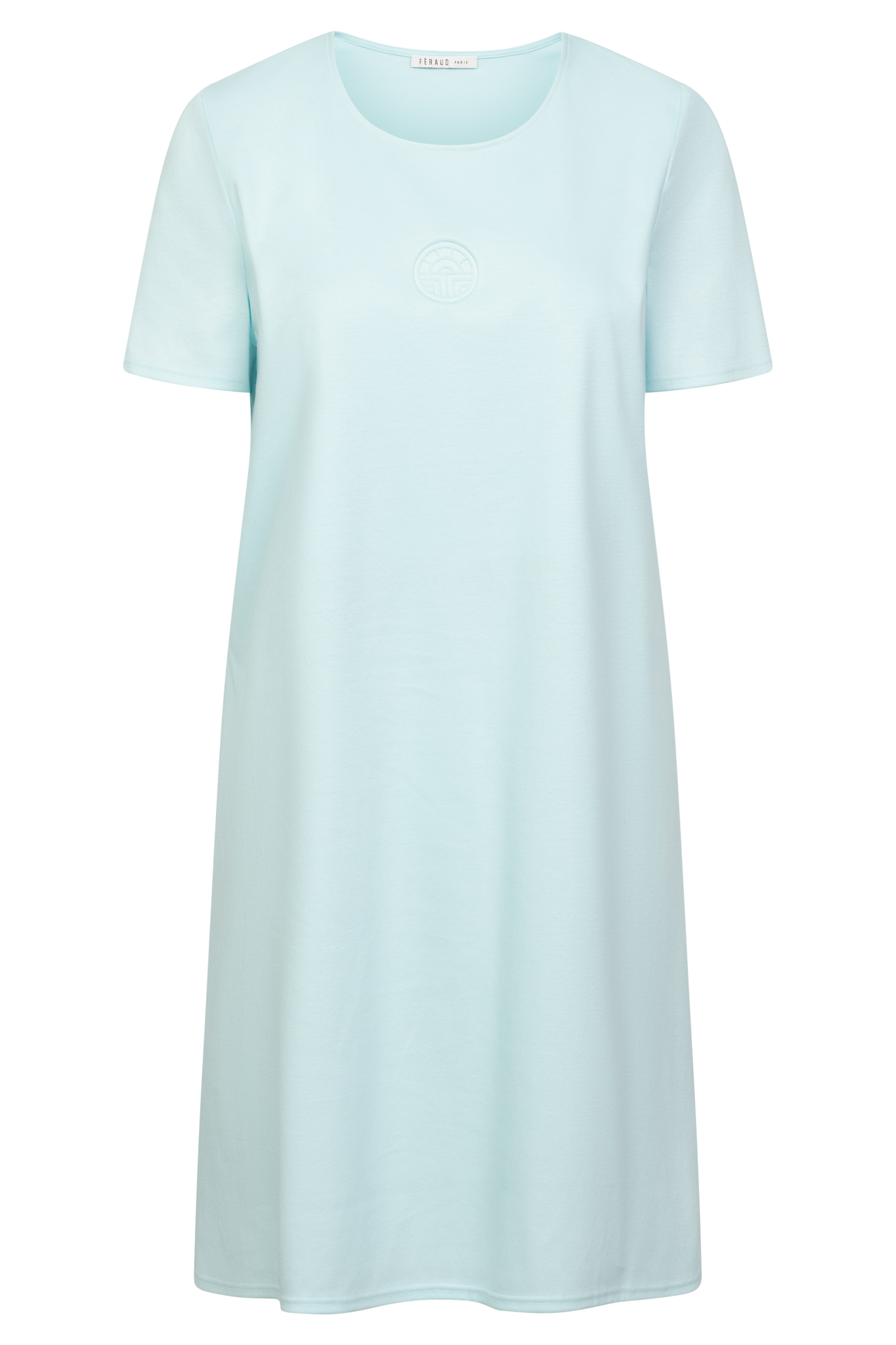 Féraud Nightgown front view in Lagune