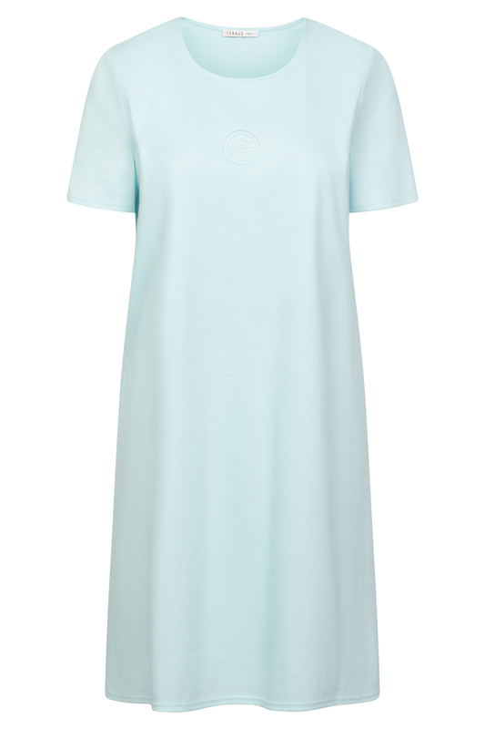 Féraud Nightgown front view in Lagune