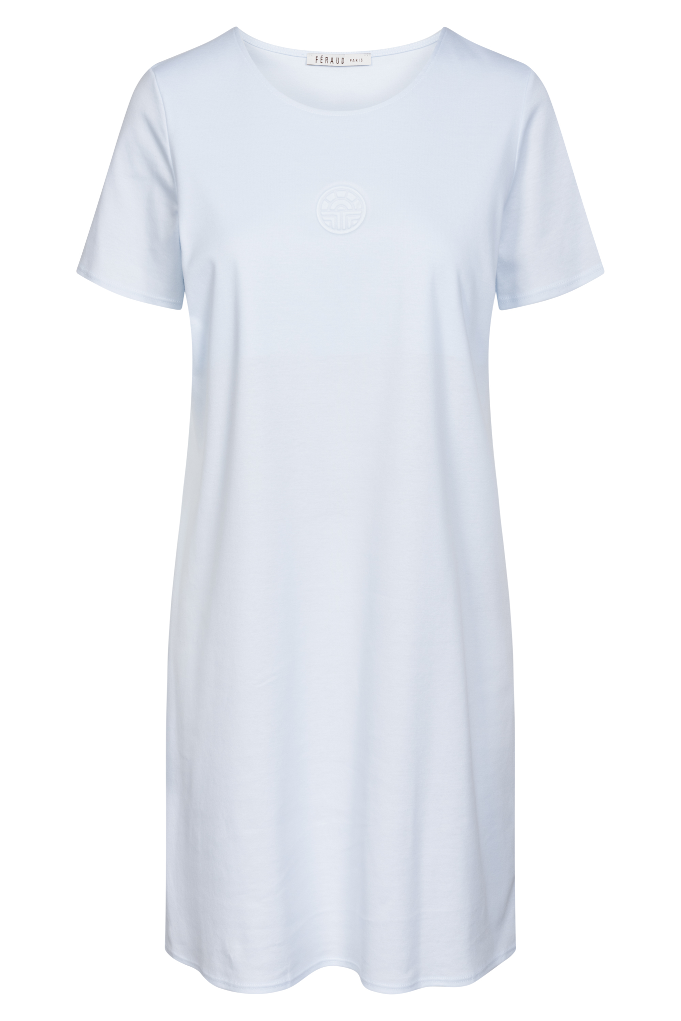 Féraud Nightgown front view in Bleu