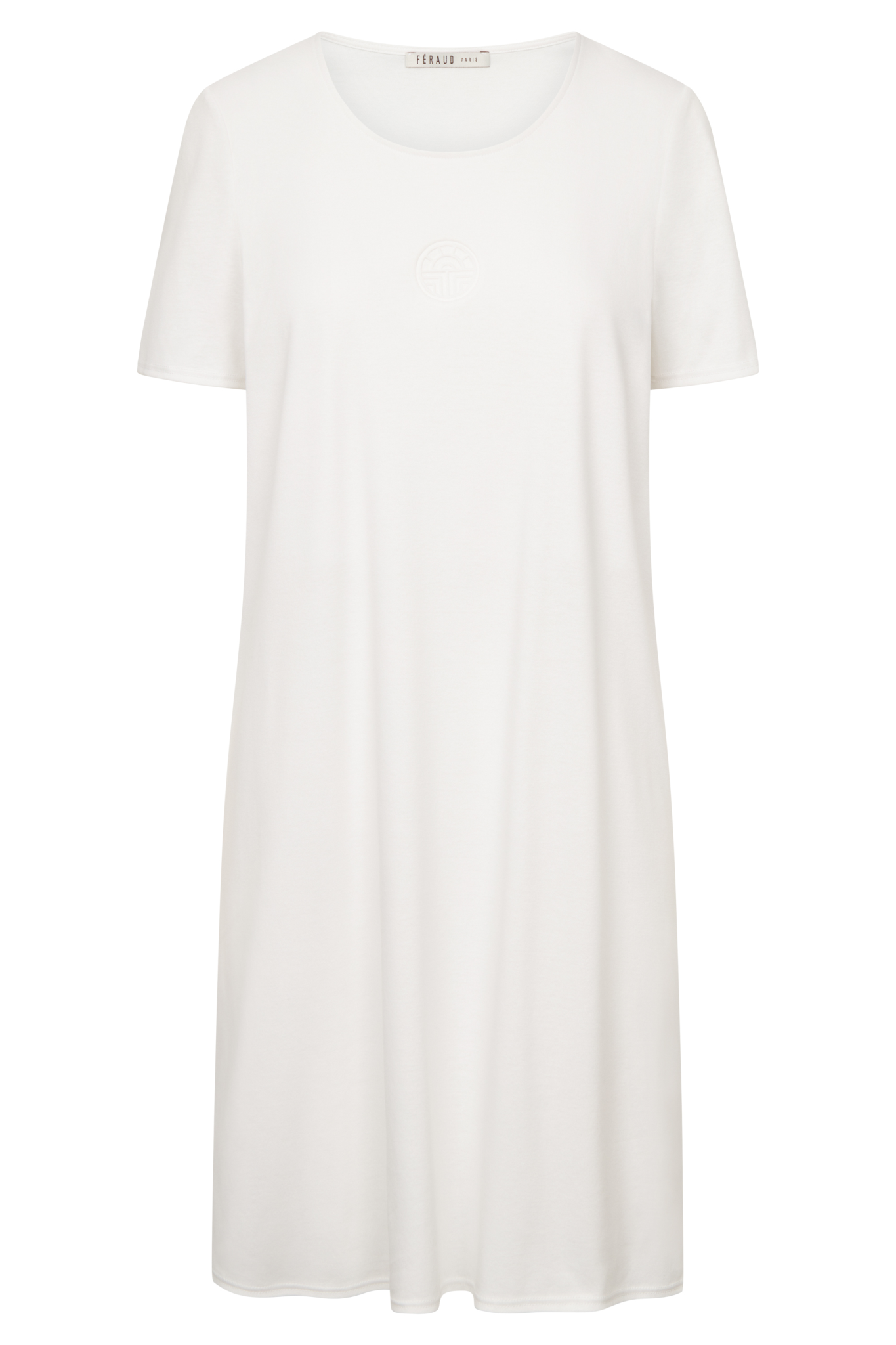 Féraud Nightgown front view in White