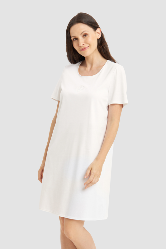 Féraud Nightgown on model in White