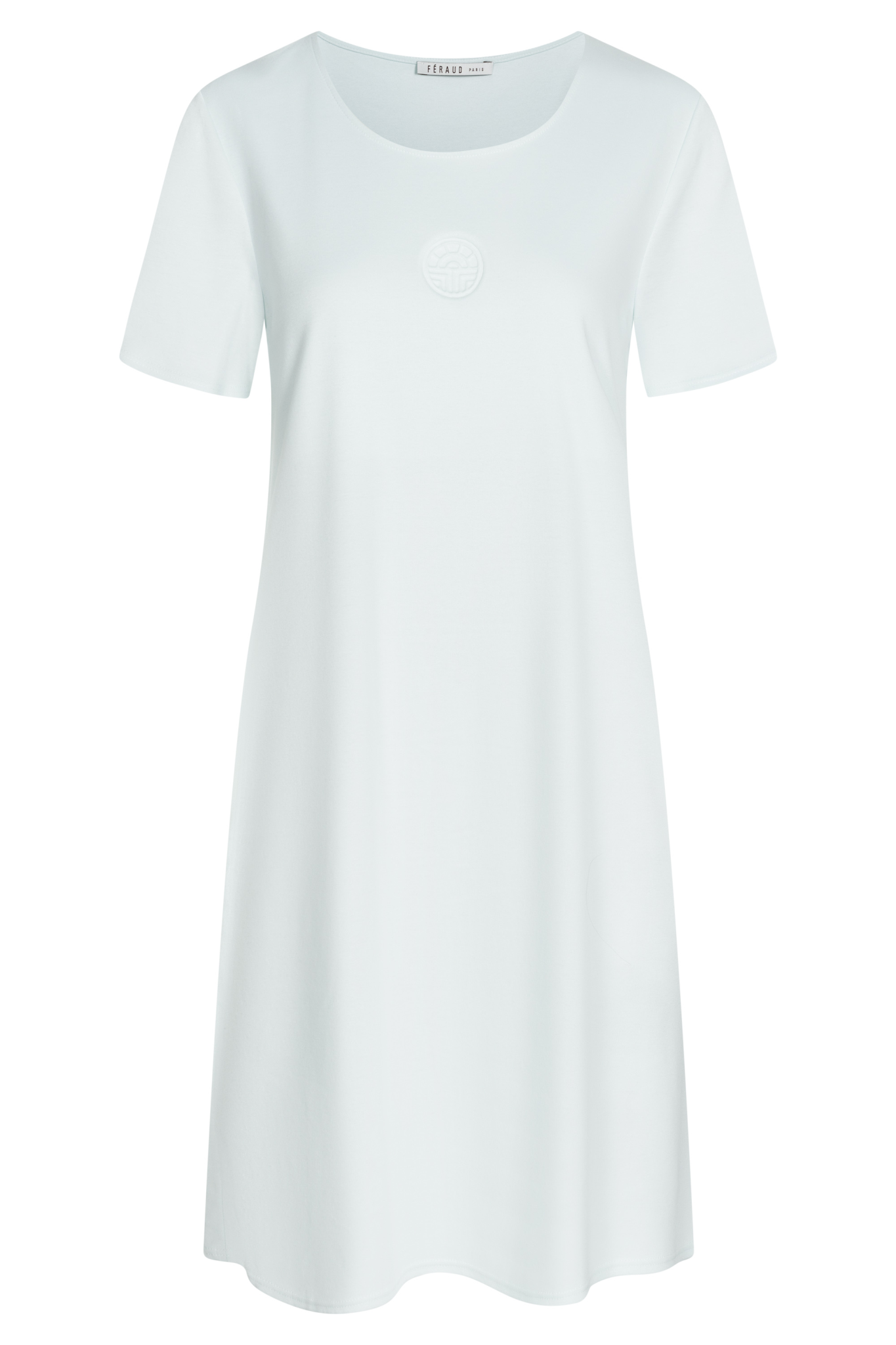 Féraud Nightgown front view in Light Jade