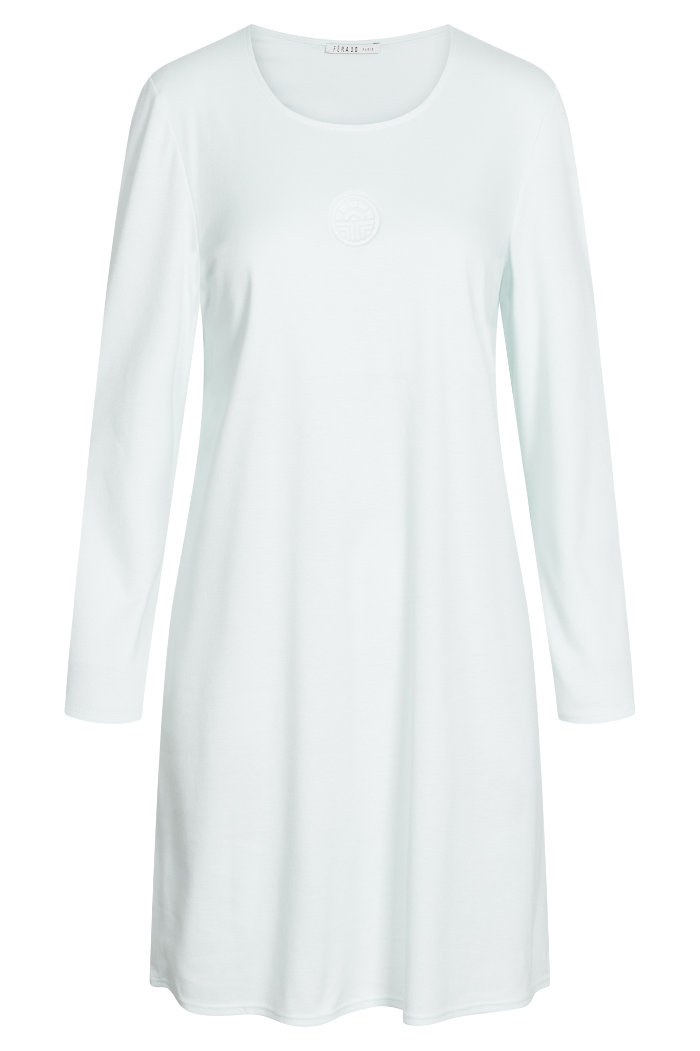 Féraud Nightgown front view in Light Jade