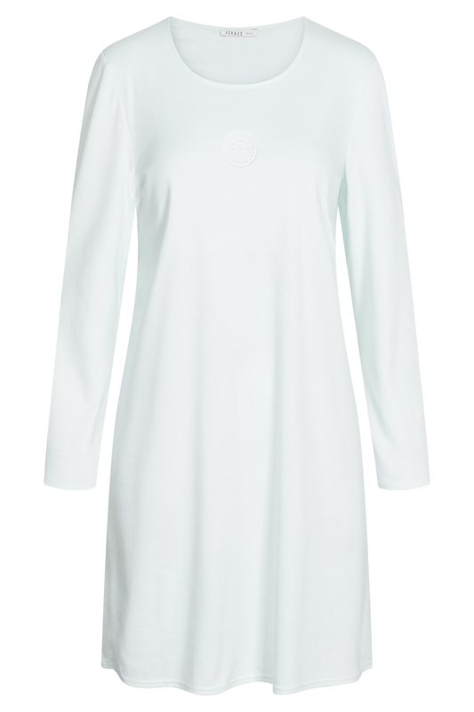 Féraud Nightgown front view in Light Jade